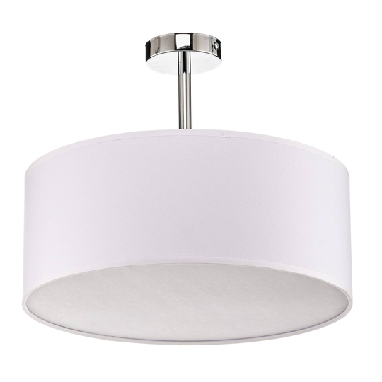 Taklampa Rondo med avstånd, vit Ø 45 cm