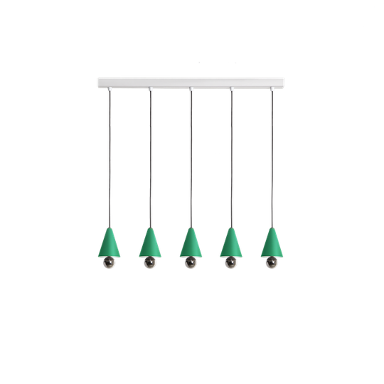 Petite Friture CHERRY LED Taklampa Linjär 5 St. Extra Liten Mintgrön