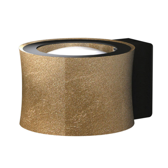 BANKAMP Impulse LED-vägglampa up/down guld