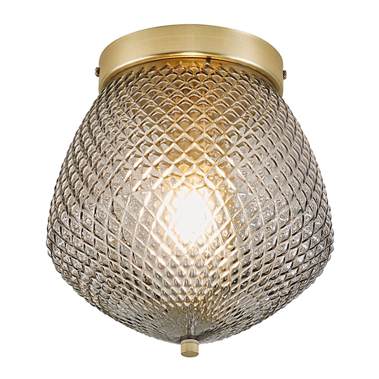 Taklampa Orbiform av glas