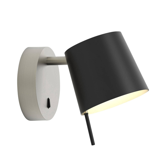 Astro Miura Wall LED-vägglampa nickel/svart