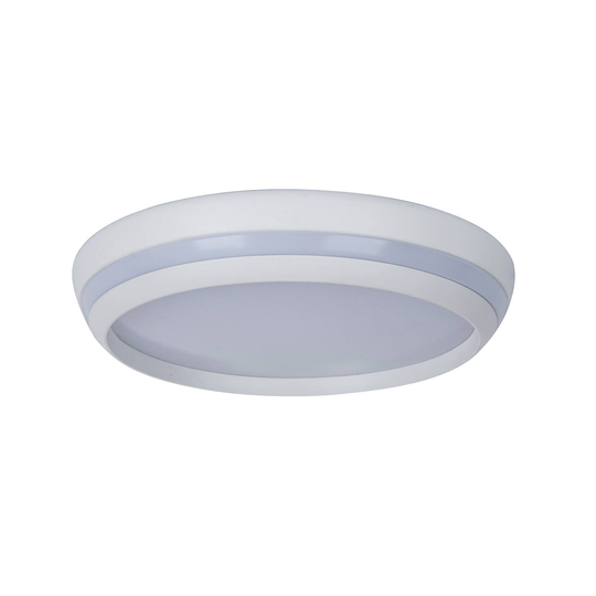 LED-taklampa Cepa, RGBW och CCT, vit, Ø 35 cm