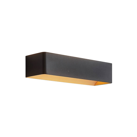 Arcchio Karam LED-vägglampa 36,5 cm svart
