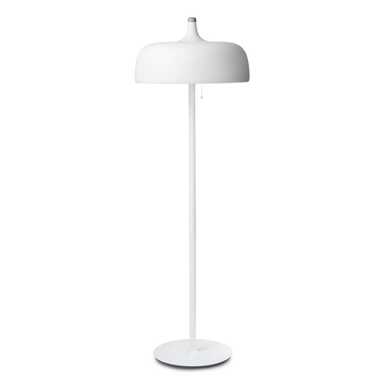 Northern Acorn golvlampa vit matt