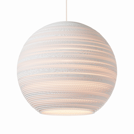 Graypants Scraplight Moon 18 Taklampa Stor Vit