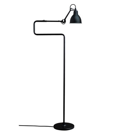 Lampe Gras N411 Golvlampa Matt Svart