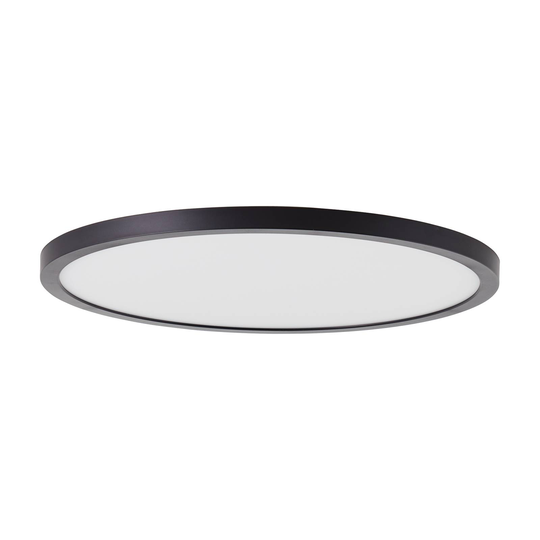 LED-taklampa Tuco, dimbar, svart, Ø 30 cm