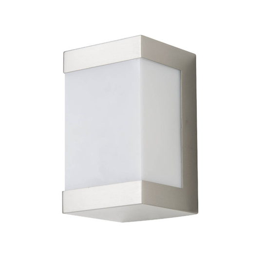 ELC Kerralin LED-utomhusvägglampa, stål, 15 cm