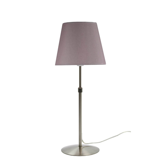 Aluminor Store bordslampa, aluminium/mullvadsgrå