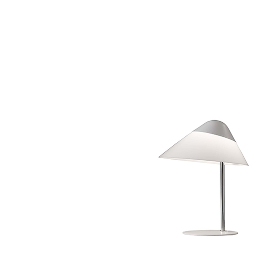 Pandul Opala MINI Bordslampa Vit Topp, Vit Fot