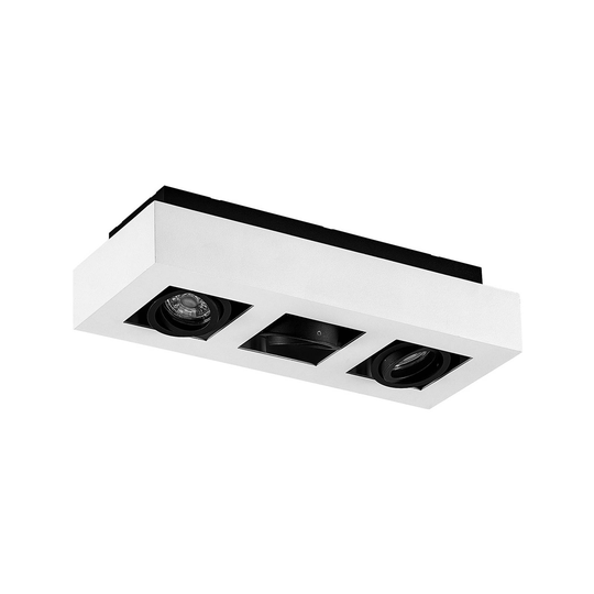 Arcchio Vince taklampa, 36 x 14 cm i vitt