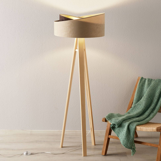 Golvlampa Arianna med skiktad look