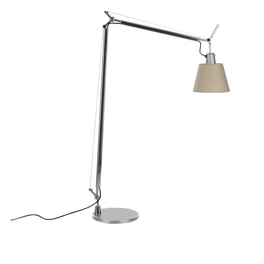 Tolomeo Basculante Reading Golvlampa, Skärm i Pergamentpapper
