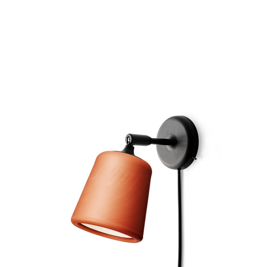 New Works Material Vägglampa Terracotta
