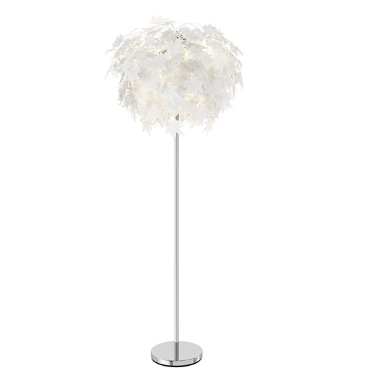Maple - golvlampa med bladdekor
