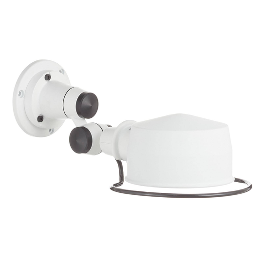 Jieldé Lak L1000 vägglampa med ledad arm matt vit