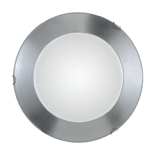 Vägglampa Moon Leaf, silver, Ø 40 cm