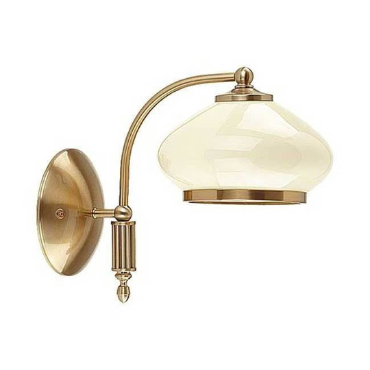 Vägglampa Aurora i guld