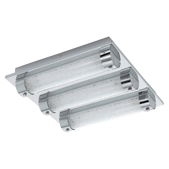 LED-taklampa Tolorico, 35 cm kvadratisk