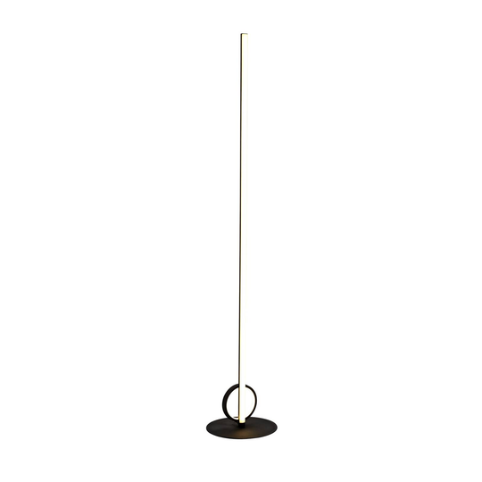 LED-golvlampa Kitesurf, svart