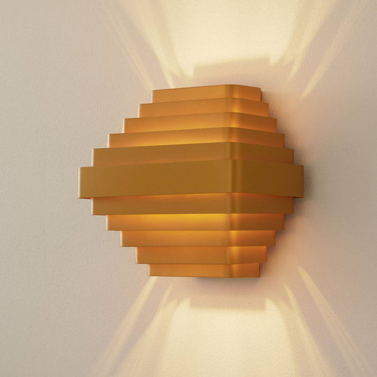 WEVER & DUCRÉ J.J.W. 01 vägglampa 35 cm guld
