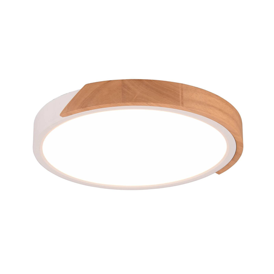 LED-taklampa Jano, Ø 31,5 cm, 3 000K, vit