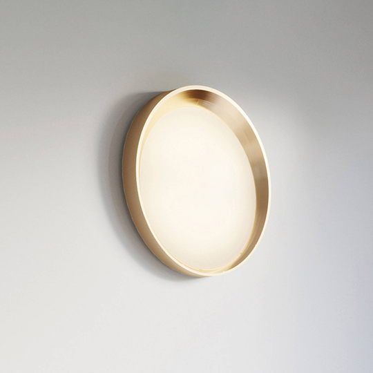 LED-vägglampa Roswell variabel färgtemperatur guld
