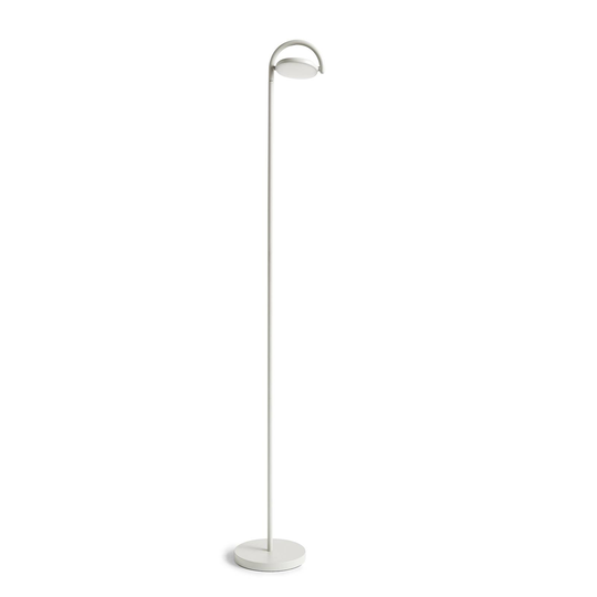HAY Marselis LED-golvlampa justerbar, grå