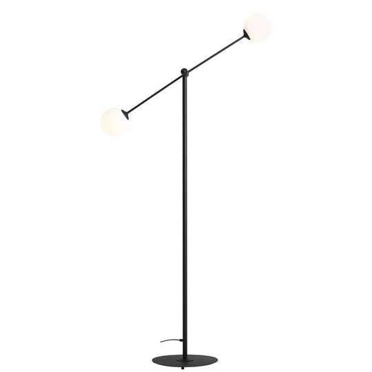 Golvlampa Ohio, 2 lampor, rörlig