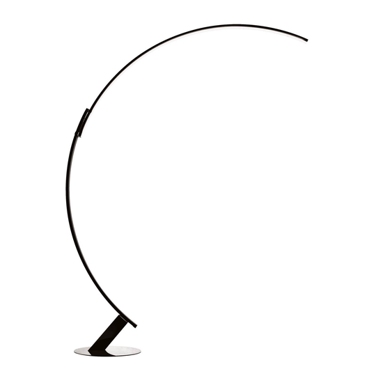 Kundalini Kyudo LED-golvlampa, svart
