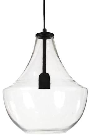 Hamilton Taklampa Klar/Svart 30cm