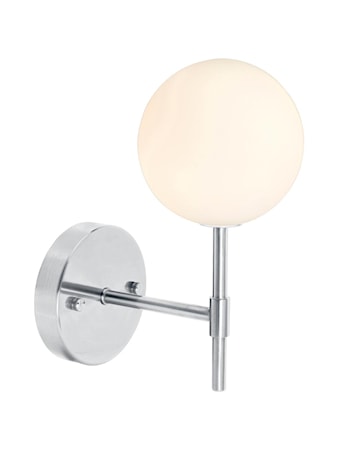 Sigma S Vägglampa 25 cm Krom Opal