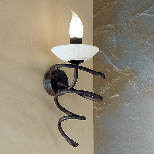 Vägglampa Mauro med lampskärmar, 1 lampa