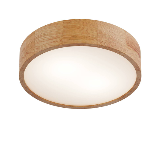 Taklampa Kerio, Ø 37 cm, ek natur
