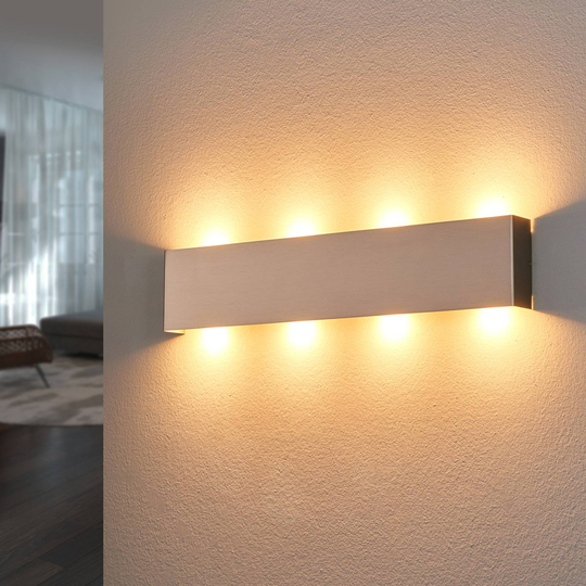 Rothfels Maja LED-vägglampa, nickel, 54 cm