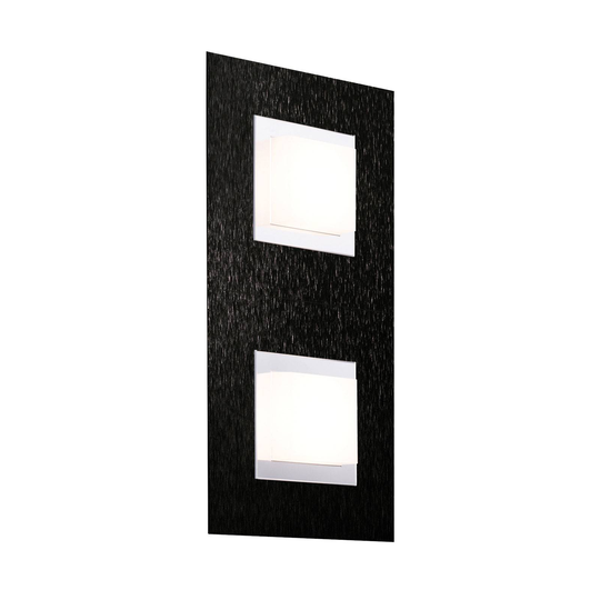 GROSSMANN Basic LED-vägglampa 2 lampor svart