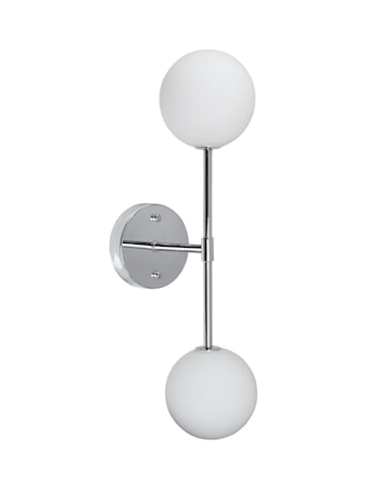 Sigma D Vägglampa 49 cm Krom Opal