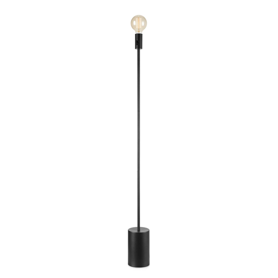 Golvlampa Capital, svart, 1 lampa