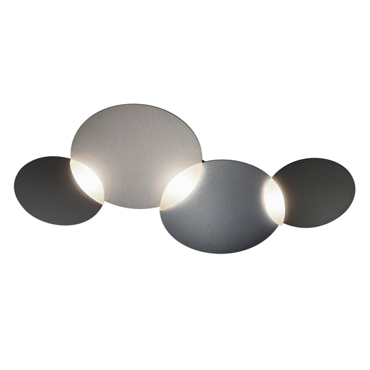 GROSSMANN Circ LED-taklampa grafit silver 3 lampor