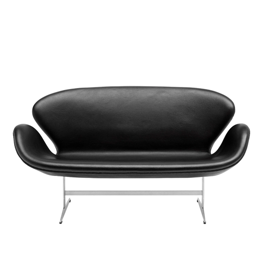 3321 Svanen Soffa, Läder, Essential Black