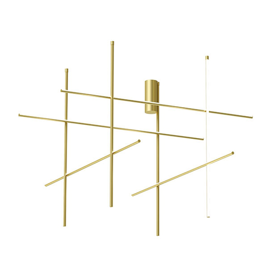 Flos Coordinates MODULE C Taklampa Guld