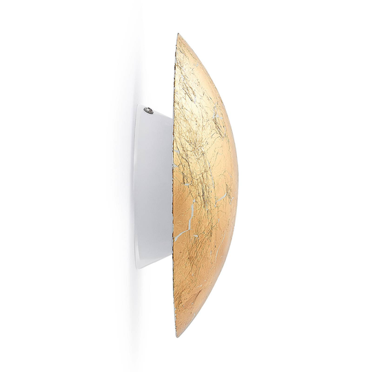 Lindby Illuma LED-vägglampa, guld