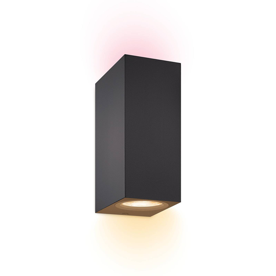 WiZ LED-vägglampa Up&Down, svart