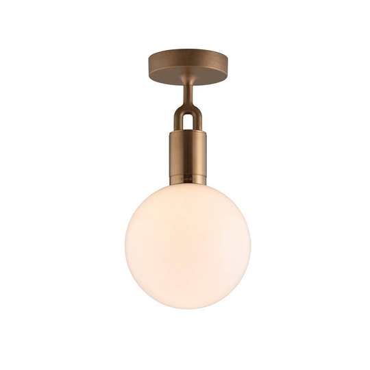 Buster + Punch Forked mässing/glas opal Ø 20cm