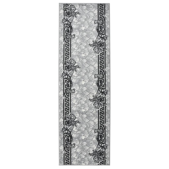 vidaXL Gångmatta grå BCF 60x200 cm