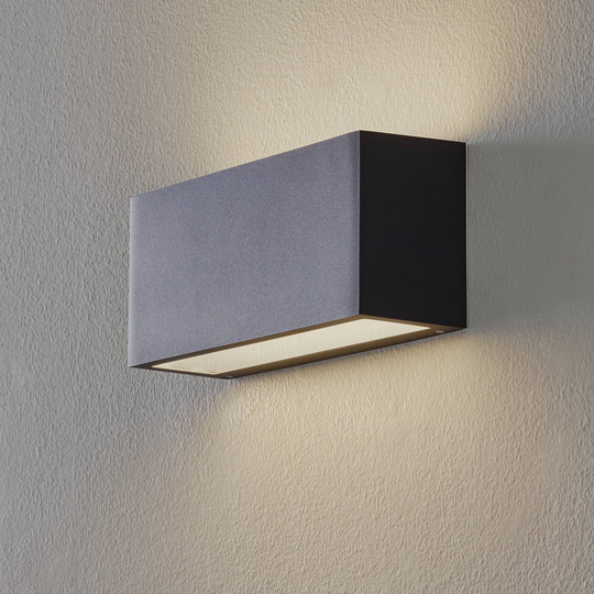 BEGA 50146 vägglampa 3 000 K DALI 25 cm svart