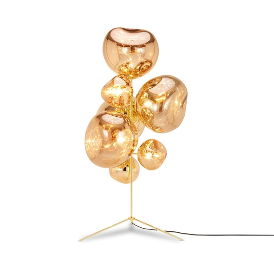 Tom Dixon Melt Chandelier Golvlampa Guld
