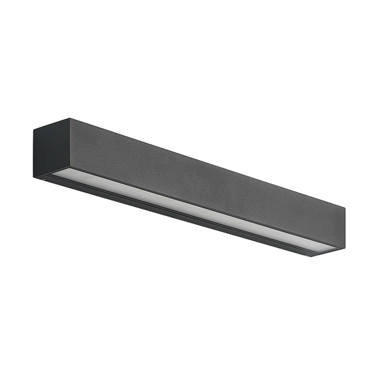 Arcchio Lengo LED-vägglampa CCT 50 cm, grafit