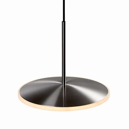 Graypants Chrona Dish 10 Horizontal Taklampa Borstat Steel