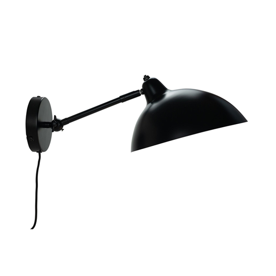 Dyberg Larsen Futura Vägglampa Matt Svart och Vit